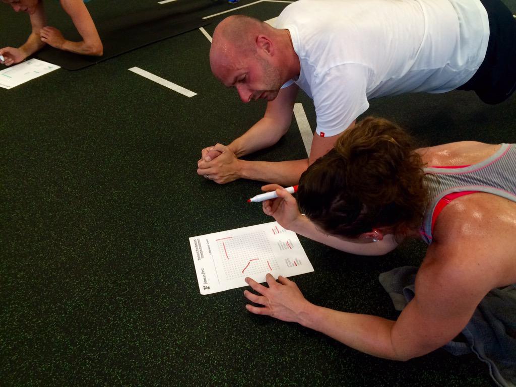 CharlieBanfield's tweet photo. @FFBournemouth completed the #SuperStacker finishing with a #WorkoutWordsearch plank challenge. Great work team. 😊 http://t.co/8KPbOQcSkl