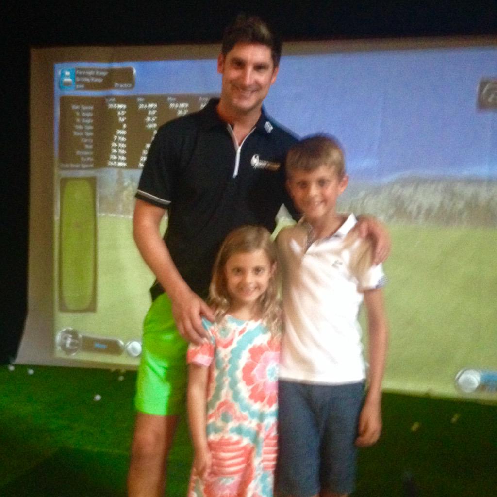 PaulsGolfAcad's tweet photo. Awesome to see my two golfing stars from Scotland in Spain again. Loved teaching them, #welcomevisit ☀️🇪🇸⛳️ http://t.co/2vF64RHXtu