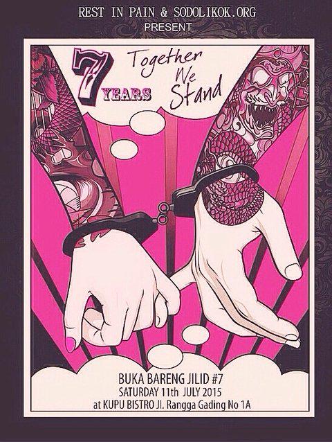 "7 Years Together We Stand"

11th july 2015 at Kupu Bistro jl. Rangga Gading no.1a
Be There friends ;)