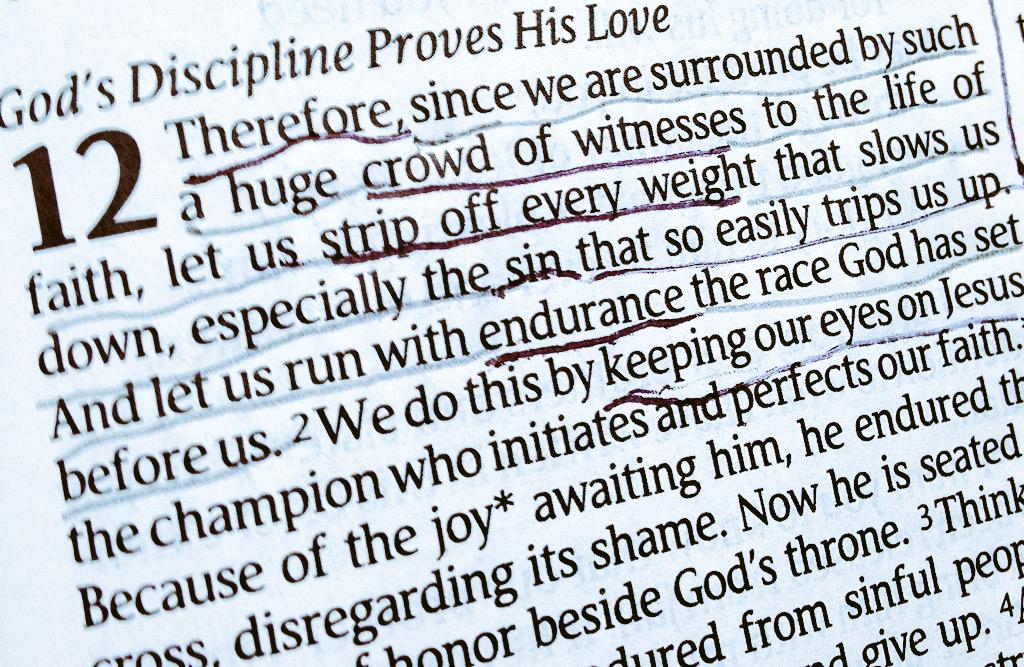 christian_bowmn's tweet photo. Hebrews 12:1, the best verses always have too many characters http://t.co/w0175jCg4H