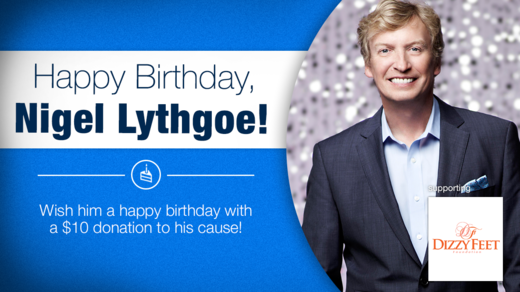 Happy Birthday Wish him a happy birthday with a $10 donation to 