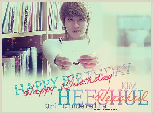  Happy Birthday Kim Heechul 