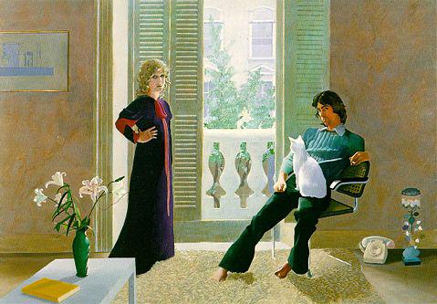 Happy birthday David born July 9, 1937. \"Mr and Mrs Clark and Percy\" is in the collection of the 