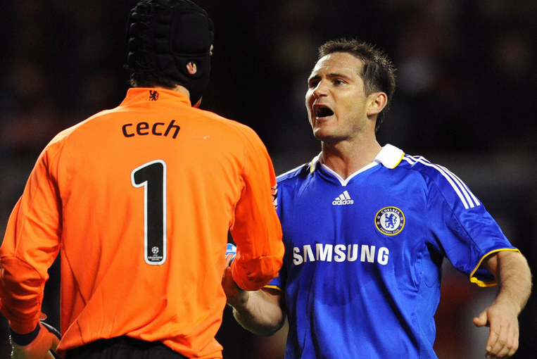 CECH FELL OUT WITH SACKED LAMPARD