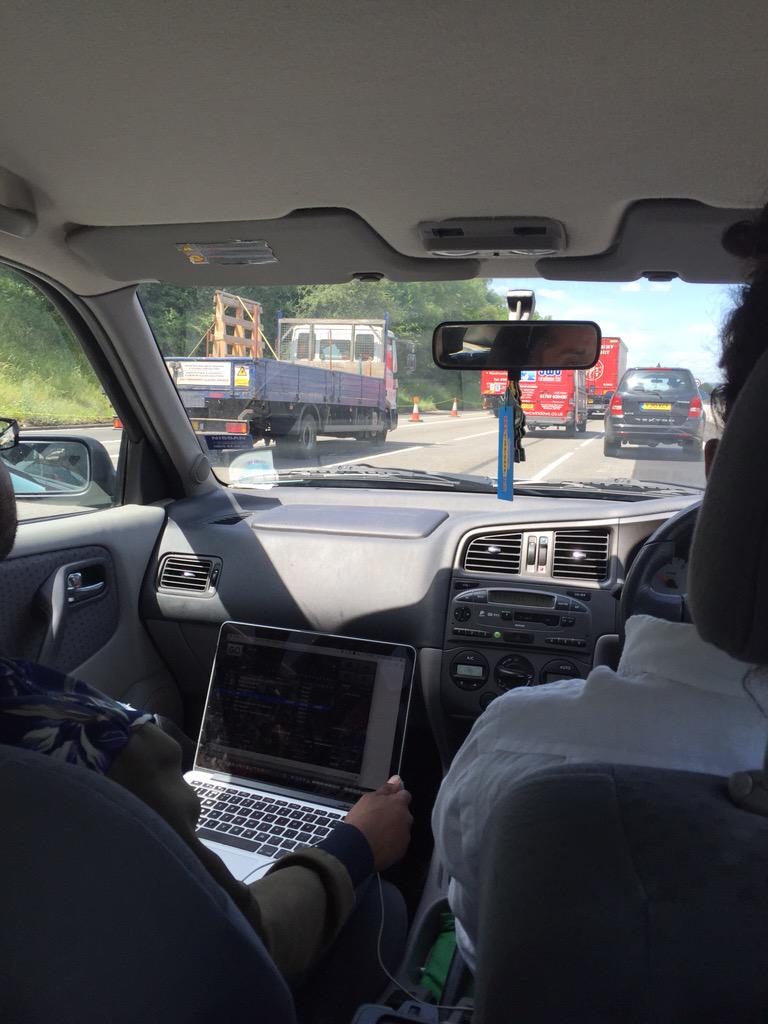 #pennylane <a href="/HighRise_UK/">HighRise Cartel</a> team Leicester bound for <a href="/StoryCityFest/">Story City Festival</a> catch us at @AttenborougAC tonight 8pm. Car rehearsal
