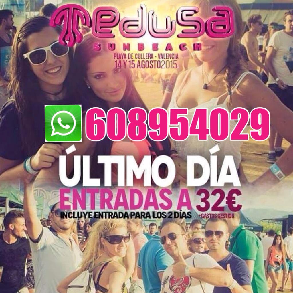 🎊MEDUSA SUNBEACH🎊

#MedusaSunbeachFestival #MedusaSunBeach #Festival #Playa #Cullera #Valencia #Entradas

📲608954029
