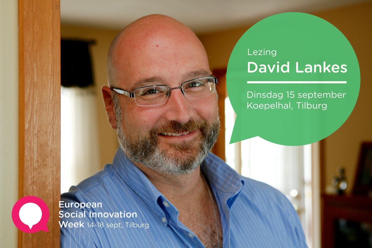 Programmaonderdelen bekend gemaakt! Bibliotheekvernieuwer David Lankes spreekt op Samen Slimmer Symposium van <a href="/Cubiss/">Jessica Valencia</a>