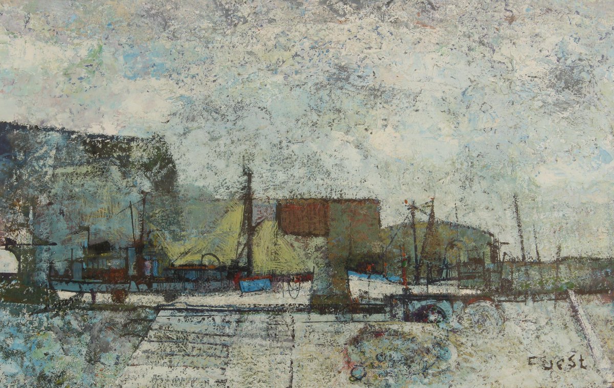 Robert Fuest, Film Director, Producer and very talented artist #RobertFuest #Newhaven Habour, For Sale!