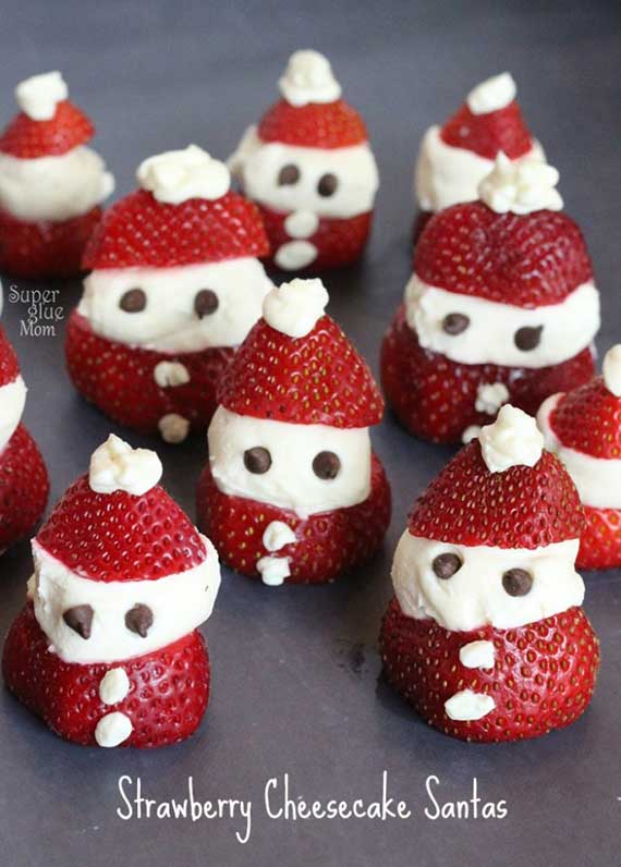LEDChristmas's tweet photo. #ChristmasinJuly or not, Strawberry Cheesecake Santas are fun for kids of all ages &amp; so tasty! http://t.co/UxRRITWIMw http://t.co/7hFbMJzwuw
