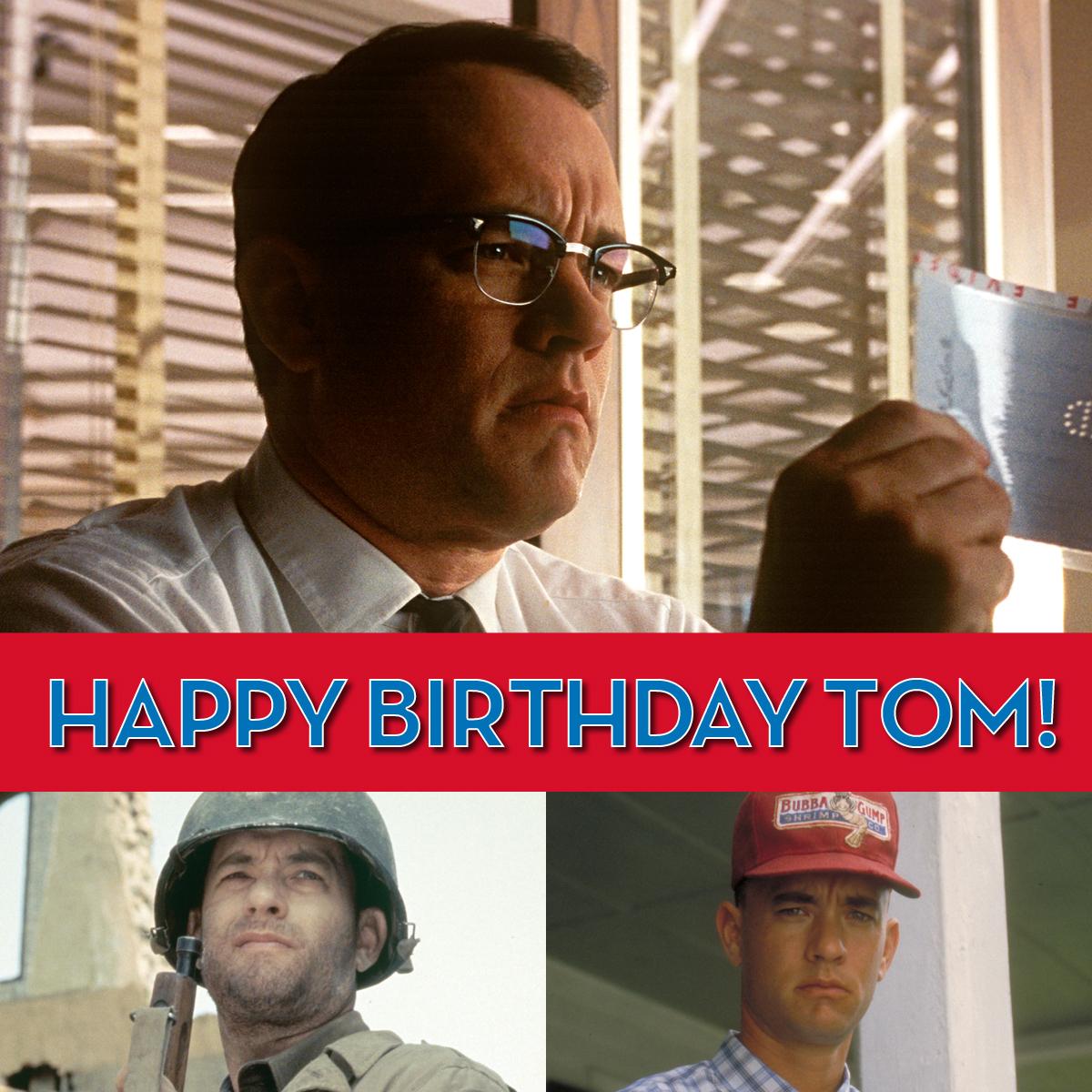 Happy Birthday to Tom Hanks, the star of Paramount films Catch Me If You Can, Forrest Gump and Saving Private Ryan. 