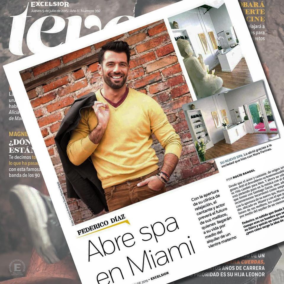 FEDERICODIAZZ's tweet photo. Gracias @RevistaTeve x la nota tan padre de #hoy sobre la apertura de #massagestudious1  #CoconutGrove #Miami http://t.co/YY7dQG8mmJ