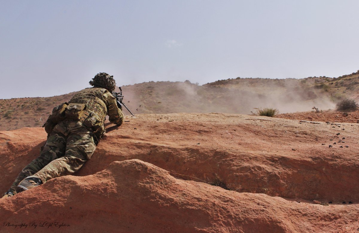 B Coy 2 PWRR conducting live firing training. Please do not comment on locations or names #FIERCEPRIDE