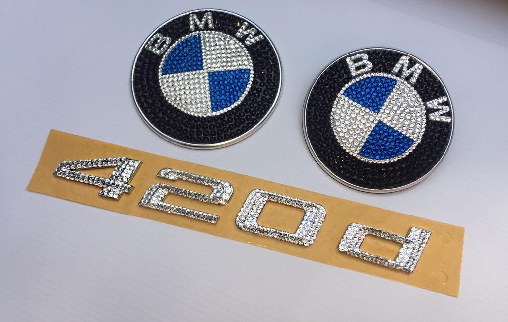 Kc_blingz's tweet image. Check out the sparkle on these custom made Swarovski car badges 😍💎🚗👌🏼