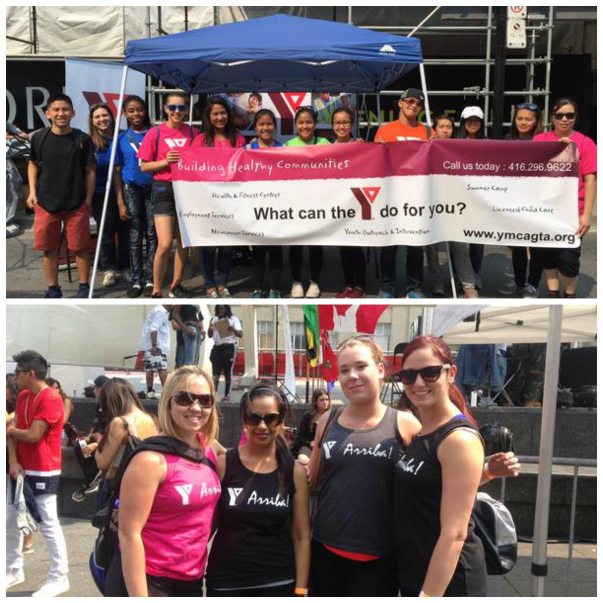 Our Newcomer Youth and Health and Fitness teams represented well at #YDTO last weekend! #tbt