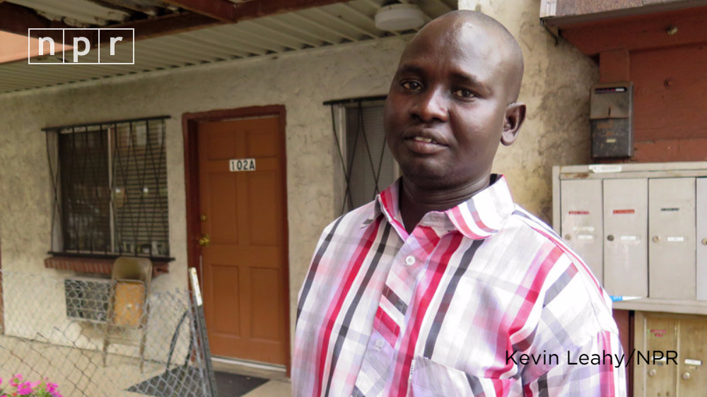 NPR's tweet photo. Lost Boy Daniel Majok Gai wants to play a role moving S. Sudan > peace @nprgreene @kevindleahy
http://t.co/D6f8gkKykH http://t.co/jIum4cquDH