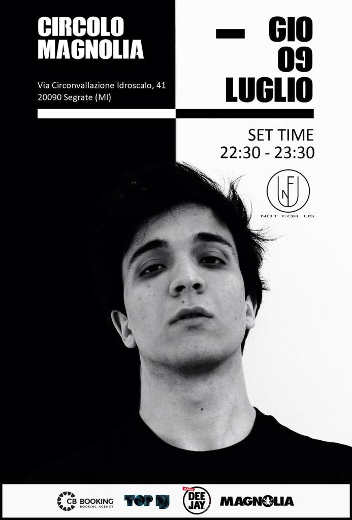 Stasera <a href="/CircoloMagnolia/">Circolo Magnolia</a> opening act per sua maestà <a href="/giraffage/">giraffage</a>