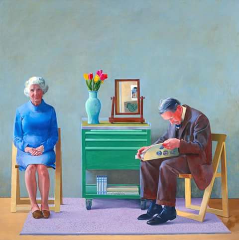David Hockney
1977
My parents
Happy Birthday,David Hockney! 