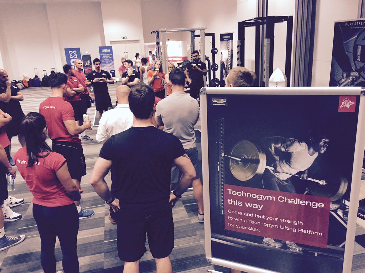 Technogym's tweet photo. 900 trainers from Virgin Active are joining the Wellness Event of the summer in London.
Are you tuned on #VALive2015? http://t.co/QAQZkKKaSh