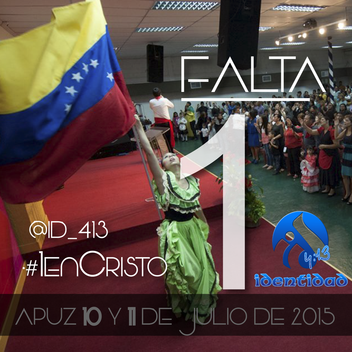 PT_412's tweet photo. No podemos creerlo, ya viene! Se acerca... Solo falta un día para el 3er Congreso Profético Juvenil #Identidad413 http://t.co/r2lGWK8oXc