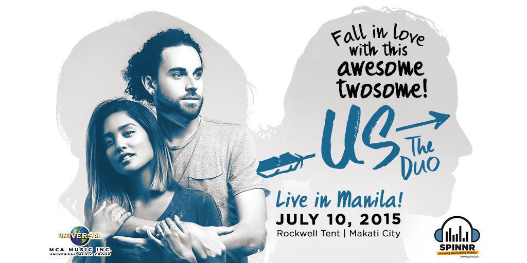 SpinnrPH's tweet photo. Tweet us why you love @UsTheDuo with hashtag #SpinnrUsTheDuo and you could win a pair of tickets to tomorrow's show! http://t.co/yXItET7iut