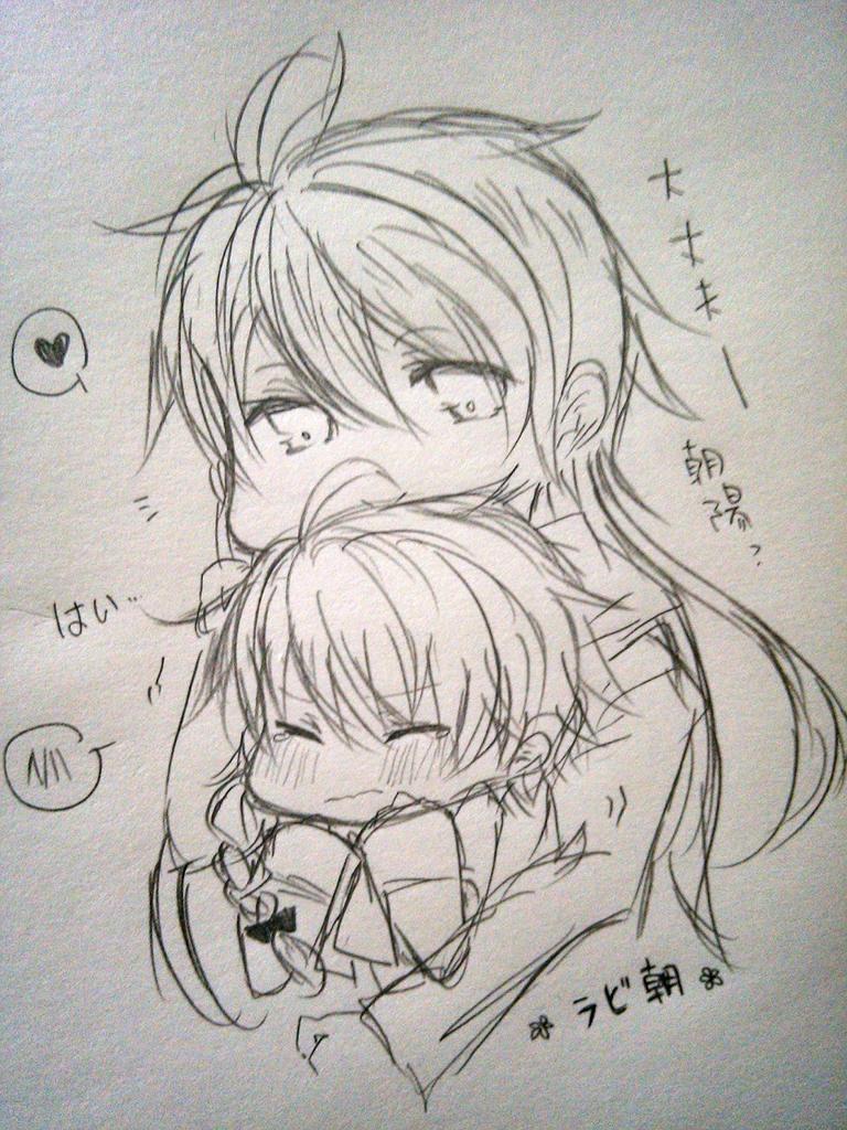 莫月on Twitter 友達は同じではない朝陽を見たいですwwwラビ朝 とてもかわいいです 朋友想看不一樣的朝陽只好畫了放髮 曾經說過放下頭髮的朝陽一定是個美人 ラビ朝沼越來越深了 你http T Co 937k8yw3qh Twitter