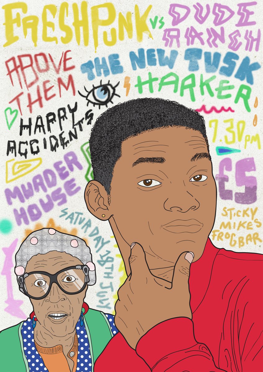 StickyMikes's tweet photo. Awesome poster for @FRESH_PUNK vs @DudeRanchClub on Sat 18th July. @AboveThem @thenewtusk @HappyAccidentzz &amp; more. http://t.co/UqP90RSdfm
