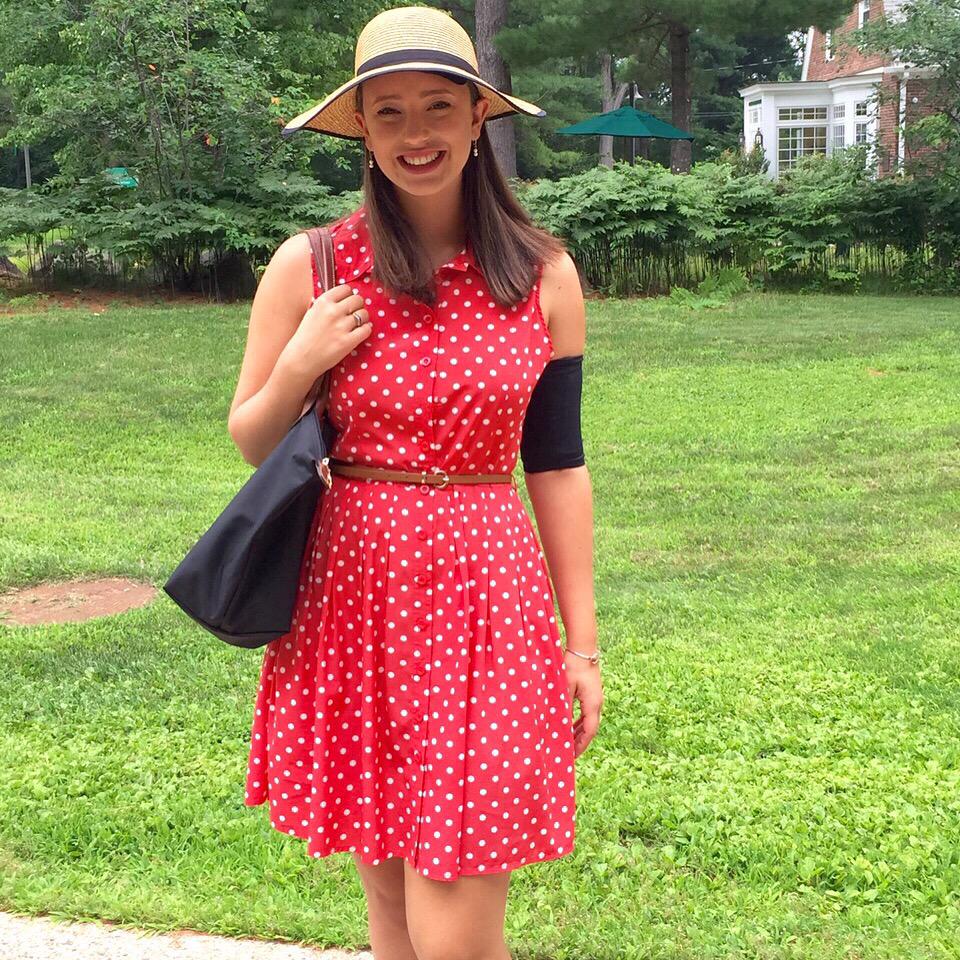 LiveMightyWell's tweet photo. Our #CEO rocking #TheBenji #PICCPerfect #PICCline cover on a beautiful summer day! #BabsonSVP #butyoudontlooksick http://t.co/eMPxakXobr