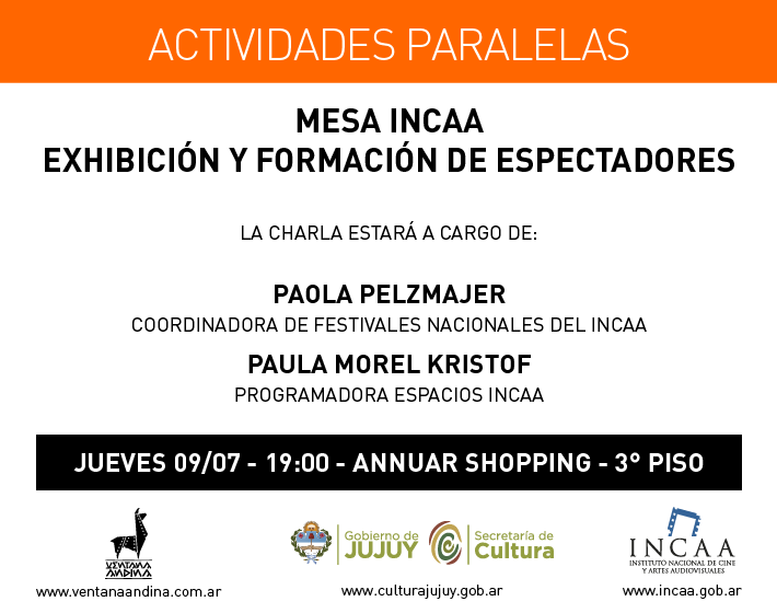 En #VentanaAndina Mesa <a href="/INCAA_Argentina/">INCAA</a> con <a href="/paopelz/">paola pelzmajer 💚</a> y Paula Morel Kristof "Exhibición y formación de espectadores"