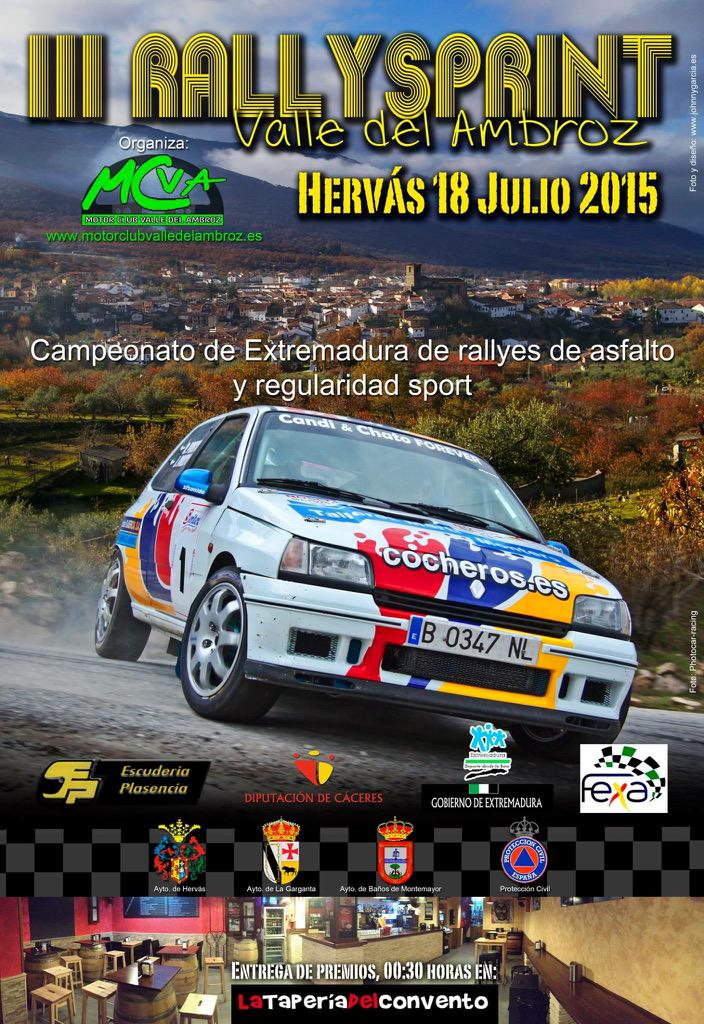 Estaré allí.También en un Clio Williams Gr.A pero cambiando de piloto

Vamos <a href="/mcvalledelambro/">MC Valle del Ambroz</a> a por el último empujón