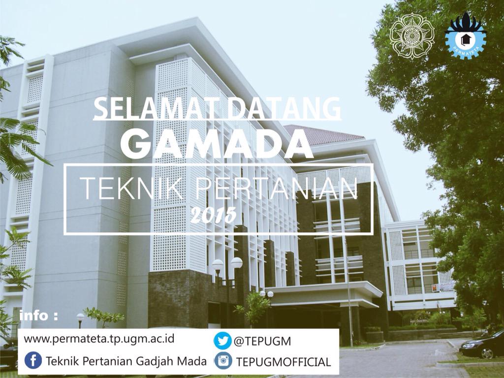 permatetaugm's tweet photo. Selamat Datang Gadjah Mada Muda Teknik Pertanian 2015! Selamat sudah lulus melalui jalur SBMPTN 😊 http://t.co/mFSsrgd3RP