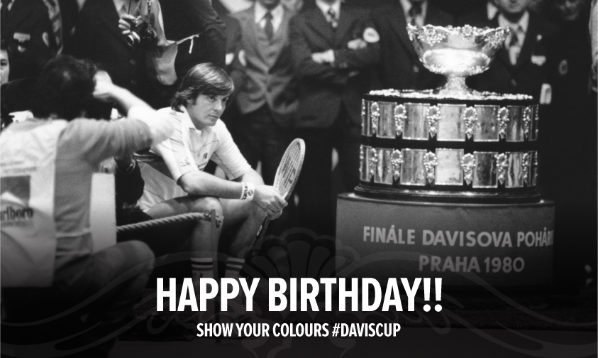 Happy 65th birthday to Adriano Panatta! He won the Davis Cup with Italy in 1976 and in the same year! 