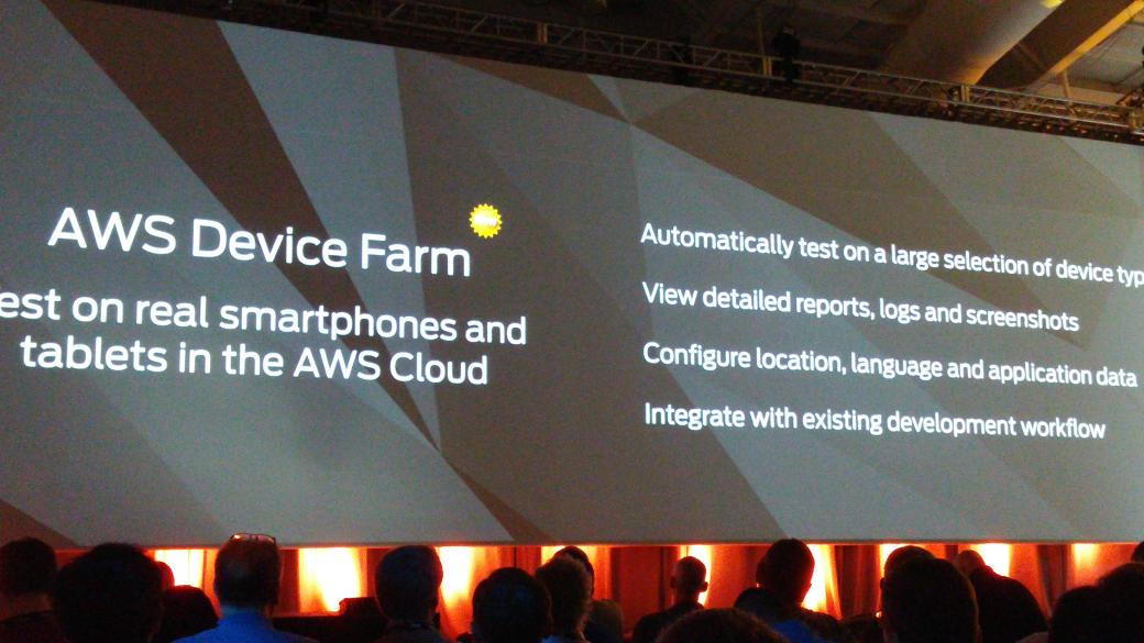 #AWS #DeviceFarm allows developers to test apps on all types of real devices on #iOS #Android #Fire OSes #AWSSummit