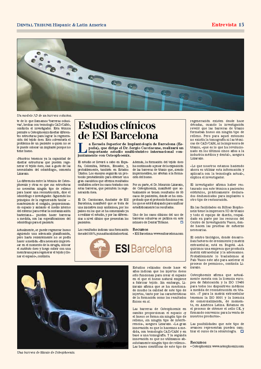 EdentalBta's tweet photo. #Osteophoenix #Avanza en #Regeneración #Osea http://t.co/jVxdFfUyPs