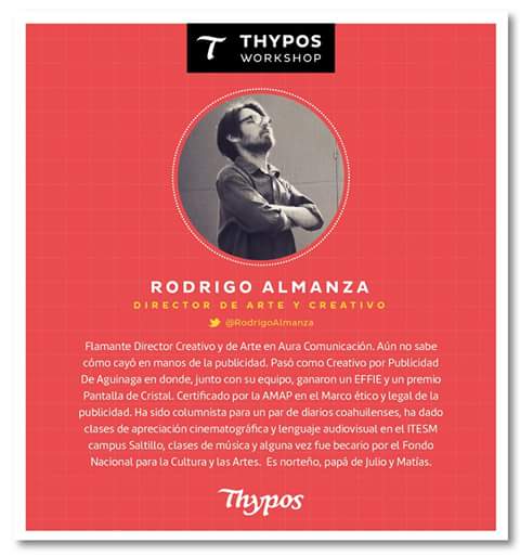 Thypos's tweet photo. Aprende de agencias, perfil creativo, branding personal, clientes, cotizar, cobrar. #mkt #freelance #gdl #FelizJueves http://t.co/J5Ajqldixz