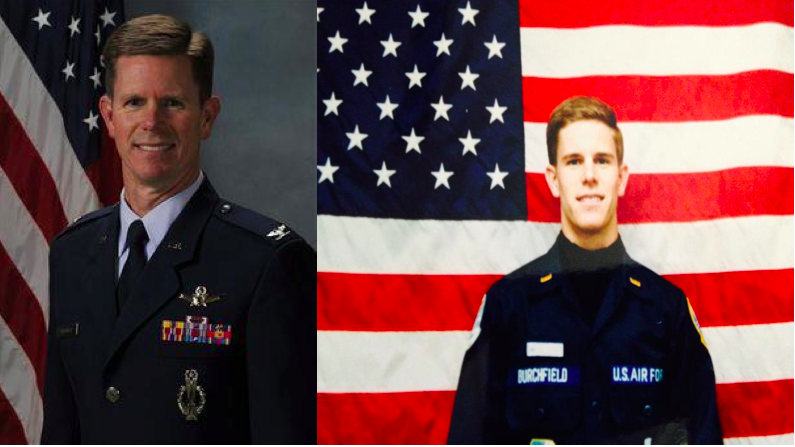 peterson_ussf's tweet photo. #TBT with Col Burchfield. Hair still looks perfect! Thanks for all your hard work. #Knight1 http://t.co/JAC6woVe8X