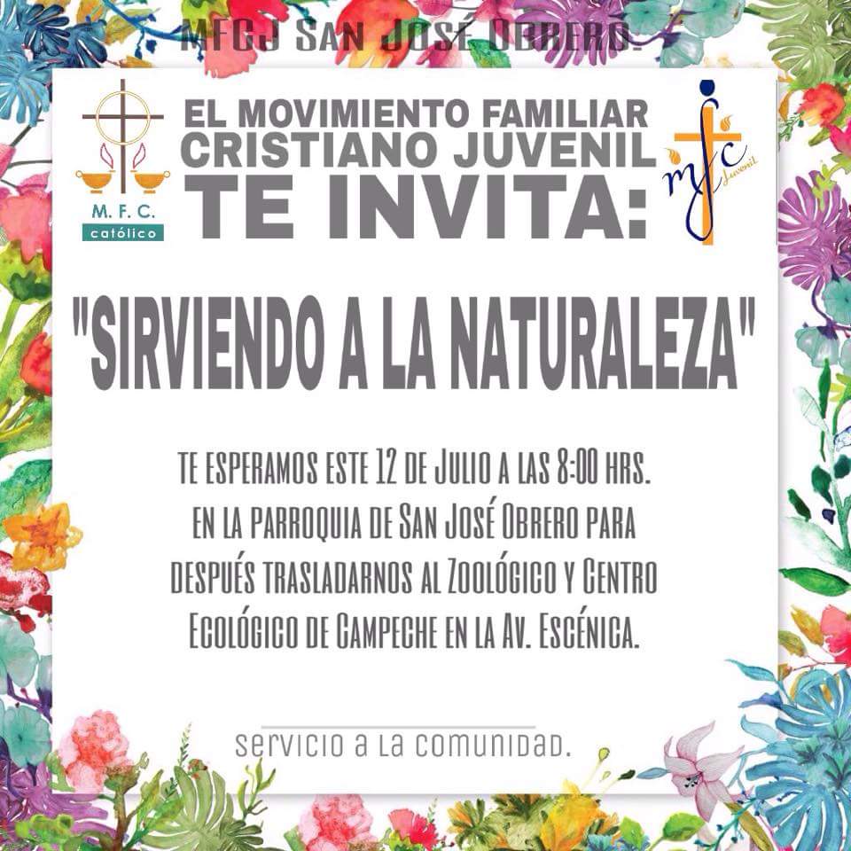 MFCJ_SJO's tweet photo. los invitamos a la actividad de este mes, te esperamos en la parroquia de San José Obrero. http://t.co/bI1WzN66q2