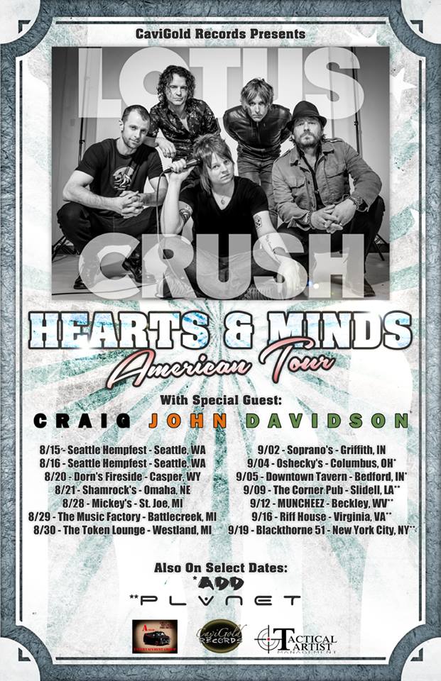 Lotus Crush on tour