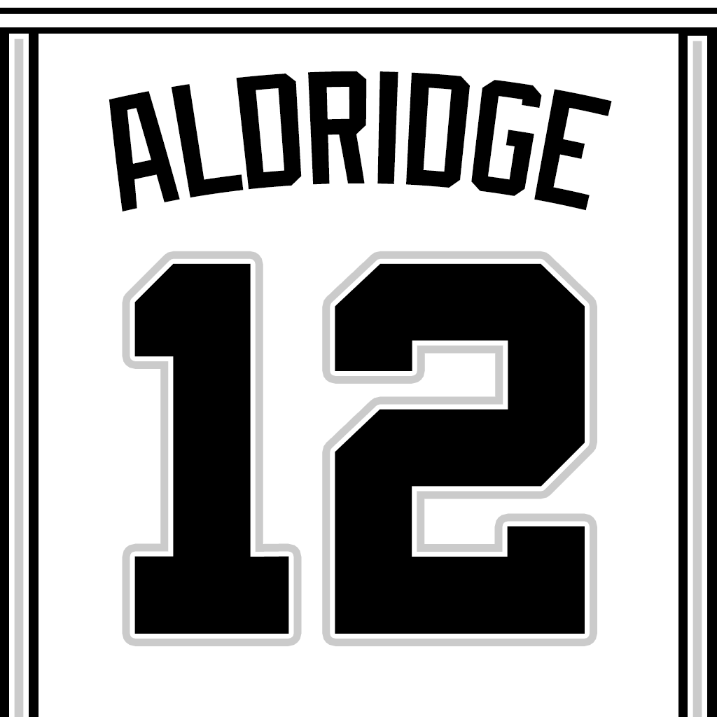 spurs jersey numbers