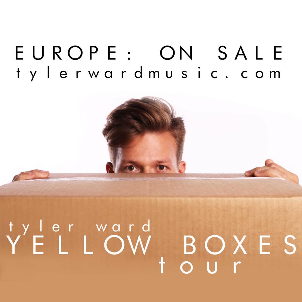 tylerwardmusic's tweet photo. Europe! Tix/dates/VIP on sale NOW! #yellowboxestour http://t.co/klqmRWL0BJ
