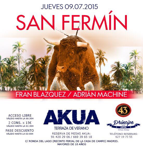 erika_rrpp's tweet photo. Ven a celebrar San Fermín esta noche a AKUA! Todos gratis hasta las 00:30hrs. LISTAS ERIKA REMEDIO 📲 695 50 37 83 http://t.co/BUk7u0EZwQ