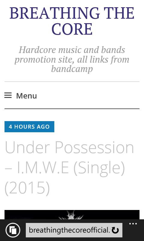 UPossession's tweet image. Our single on breathing the core, go check it out