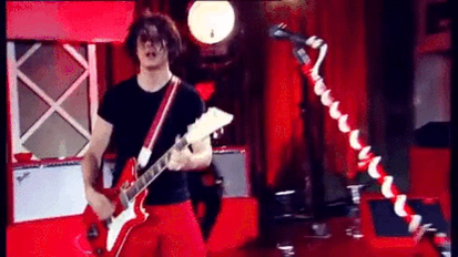 Happy 40th birthday Jack White! Look back at photos from the White Stripes\ 2007 tour: 
