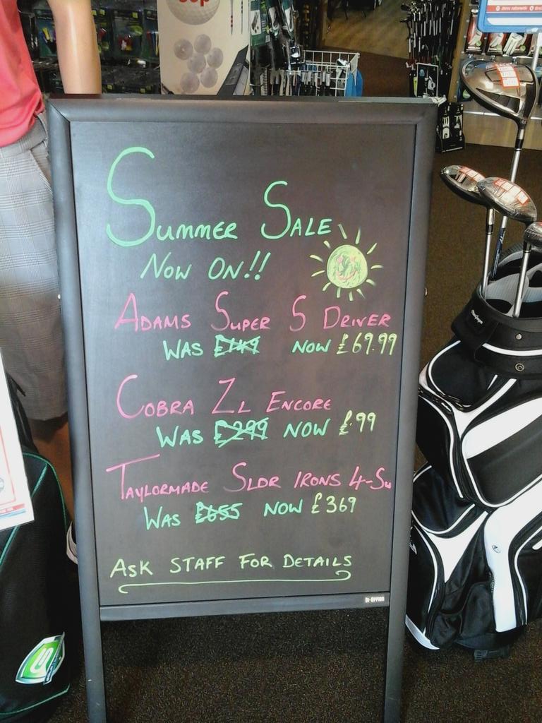 Summer sale now on!! Grab a bargain today. #summersale <a href="/DGUK_MK/">Directgolf MK</a>