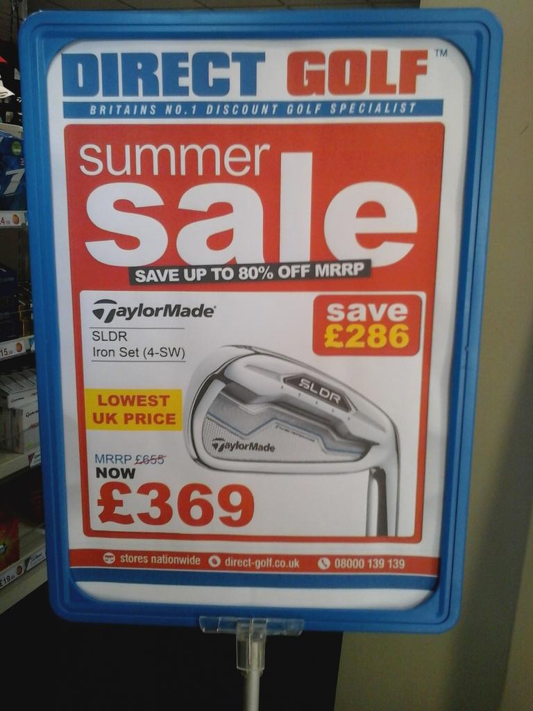 Great price on taylormade sldr products. #summersale #greatbuy #taylormade