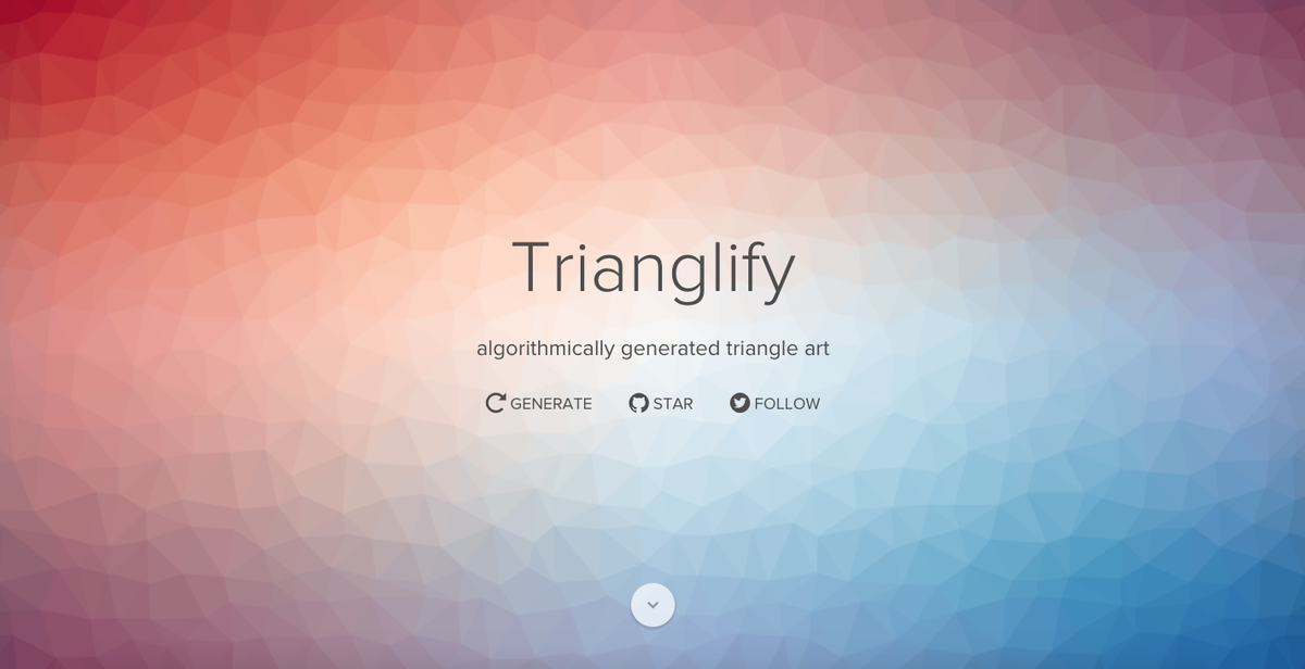 egorkomarovtwit's tweet image. #TRIANGLIFY — #lowpoly #background #generator 
egorkomarov.ru/?p=1955