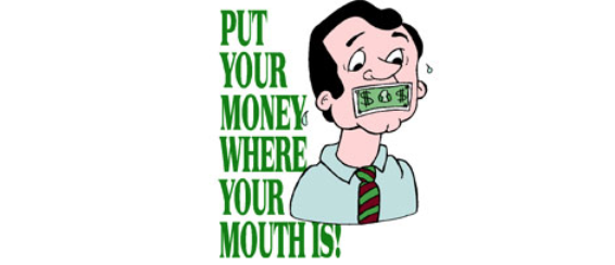 iancassel's tweet photo. Put Your Money Where Your Mouth Is Or Shut Your Mouth http://t.co/5mwILwkaHF #investing #talkingyourbook http://t.co/81YmeT8HGK
