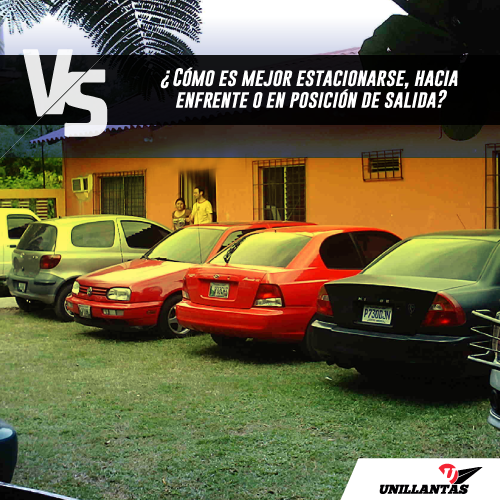 Para ti, ¿Qué es mejor?, ¿Estacionarse de frente o en posición de salida?
