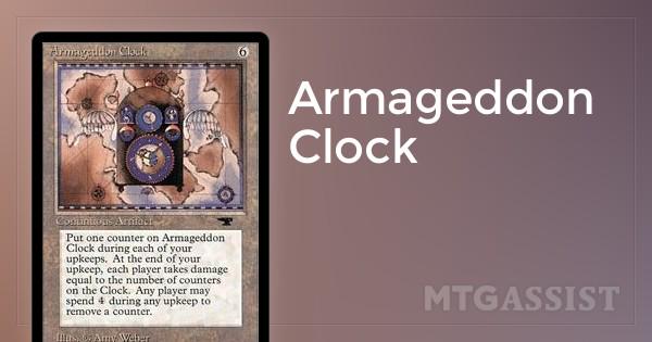 MTG Assist on X: Armageddon Clock ( What do your  followers think of this artifact? #mtg #magicthegathering   / X