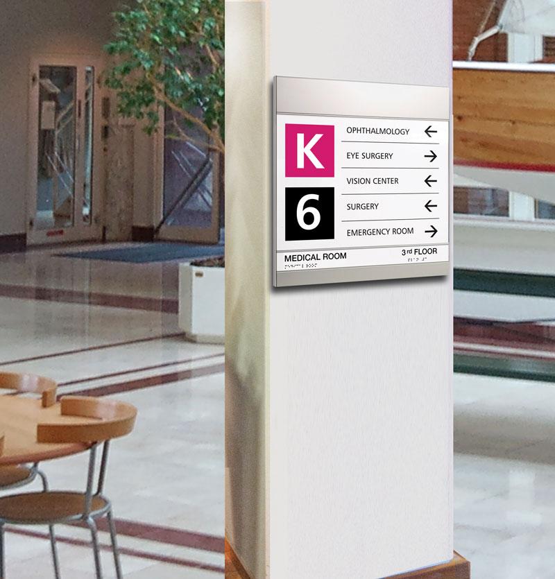 CLASSIC SLIM #wayfinding Directory #signage #SignetSignSystem