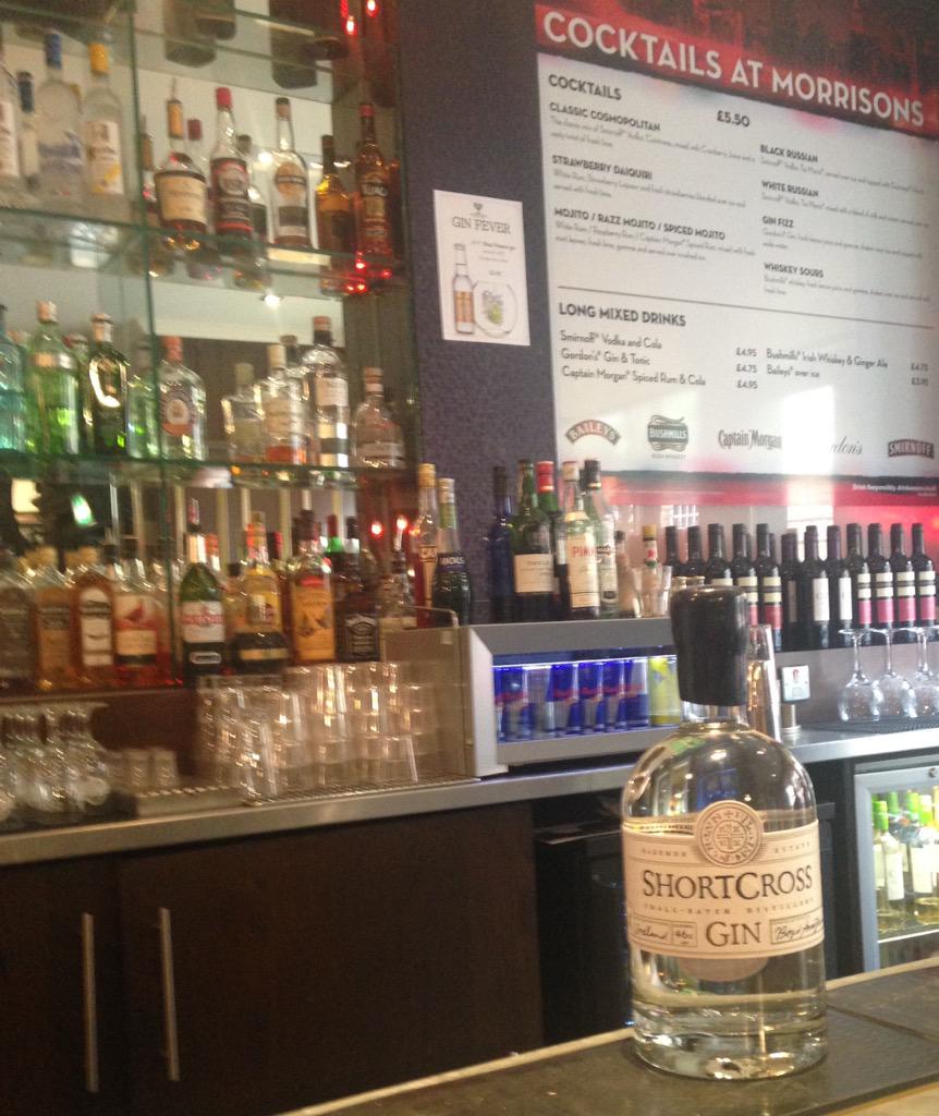 TeamShortcross's tweet photo. Wondering where to get your post-work @ShortcrossGin fix? Wonder no more..try our new stockist @Morrisons101 #Belfast http://t.co/o2DDCfeHyS